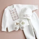 Полный набор для крещения с крыжмой 74 см молочный KD22KR11-KosyZemlya-24 Ladan - изображение 2