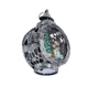 Декоративный фонарь новогодний Lesko 3265985 Silver Снеговик рождественские украшения для дома - изображение 3