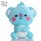 М'яка Іграшка Коала КОЯ BT21 Плюш KOYA ARMY персонаж BTS 22 см Блакитний (00270) - зображення 1
