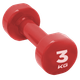 Гантель вінілова LivePro Studio Dumbbell 3 кг (LP8076-3) Red - зображення 1