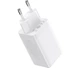 Зарядное устройство 65W 3 порта Baseus Gan 5 Pro CCGP120202 блок питания белый - изображение 2