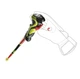 Палиці для гірських лиж для підлітків Leki WCR LITE SL 3D 105см Fluorescent red/black/neon yellow (65065851-WRH) - изображение 3