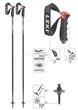 Палиці для гірських лиж Leki NEOLITE AIRFOIL 130см Black/fluorescent red/white (64948243-WRH) - изображение 2