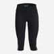 Спортивные леггинсы для бега женские Under Armour Ua Launch Capris 1369770-001 XS Черные (195252741426) - изображение 6