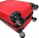 Малый пластиковый чемодан на колесах 45L GD Polo 60k001 красный - изображение 6