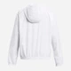 Спортивная ветровка с капюшоном женская Under Armour Ua Rival Sport Windbreak Jkt 1382698-100 S Белая (196885564086) - изображение 5