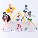 Игровые фигурки Сейлор Мун (Sailor Moon): Усаги Цукино, Рэй Хино, Минако Айно, Мичиру Кайо, Харука Тено - изображение 1