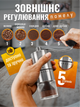 Кофемолка ручная механическая мельница для кофе с керамическими жерновами и регулировкой степени помола Brillix MCG-709 - изображение 2