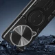 Ударопрочный чехол Bracket case with Magnetic для Xiaomi Redmi 14C / Poco C75 Black Без бренда - изображение 4