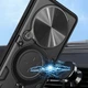 Ударопрочный чехол Bracket case with Magnetic для Xiaomi Redmi 14C / Poco C75 Black Без бренда - изображение 5