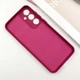 Чохол TPU GETMAN Liquid Silk Full Camera Samsung Galaxy S24 FE Бордовий / Marsala - зображення 3