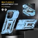 Ударопрочный чехол Camshield Army Ring для Xiaomi Redmi 13C / Poco C65 Голубой / Light Blue Без бренда - изображение 5