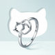 Серебряное кольцо Котик 077-95152 - изображение 2