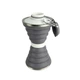 Пляшка для води Folding Travel Water Cup складана 500 мл сірий - зображення 1