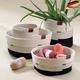 Корзинка Kela Hedda 28x15 см Бело-черная (24458) - изображение 2