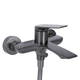 Смеситель для ванны Qtap Vlasta New (c душевым гарнитуром) QTVLA259GMB45643 Gunmetal Black PVD - изображение 3