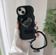 Панель SweetHeart з серцем-ремінцем для Apple Iphone 15 Pro Black - зображення 3