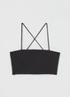 Женский топ h&m 0994995 М Черный - изображение 2