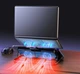 Подставка для ноутбука HOCO DH19 Cool RGB notebook cooling stand 17" Black - изображение 5