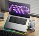 Подставка для ноутбука HOCO DH19 Cool RGB notebook cooling stand 17" Black - изображение 7