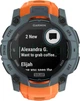 Смарт-часы Garmin Instinct 3 с солнечной батареей (010-02935-01) 50 мм SOLAR, цвет сірий/помаранчевий - изображение 6