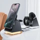 Зарядка беспроводная складная Qi 3in1 ACEFAST E17 |15W Watch/Airpods/Phone| Док станция Black - изображение 3