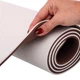 Коврик для фитнеса и йоги Bloom Flowers Yoga Mat 7031 размер 183x66x0,7см White-Brown - изображение 3