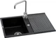 Кухонная мойка GRANADO Valencia L 4-в-1 Black Shine - изображение 1