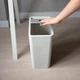 Відро для сміття MBM HOME з кришкою BIN-14 12L GRAY Сіре - зображення 5