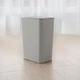 Відро для сміття MBM HOME з кришкою BIN-14 12L GRAY Сіре - зображення 1