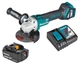 Шлифмашина угловая аккумуляторная Makita DGA511RT (125 мм, 3000-8500 об/мин, BL, LXT) - изображение 1