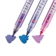 Набір акварельних маркерів Santi Glitter Brush 390770 3 шт фіолетовий - зображення 1