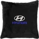 Подушка декоративная Evatech Hyundai Черная с вышивкой 45х45 см (MPCSHBV013) - изображение 1