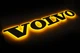 Надпис на решітку Volvo нержавійка з оранжевою підсвіткою (89см.*13,5см.) - зображення 6
