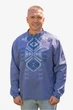 Вишиванка чоловіча лляна Карпати V-1012 (3XL)120 синя (61019876120) - зображення 1