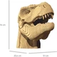 3D пазл-конструктор Cartonic 3D Puzzle T-REX Тирекс Картонный (CARTREX) - изображение 5