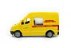 Іграшкова машина Автопром фургон доставка DHL звук світло інерція відкриваються двері 7669B - зображення 2