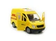 Іграшкова машина Автопром фургон доставка DHL звук світло інерція відкриваються двері 7669B - зображення 7