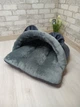 Лежак норка з капюшоном для котів та собак Animals_joy M 70*60 cм (031) - изображение 6