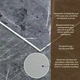 Декоративна ПВХ плита сірий натуральний мармурр 600*600*3mm (S) SW-00001627 - изображение 2