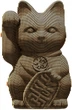 3D пазл-конструктор Cartonic 3D Puzzle Lucky cat Картонный (CARTLUCK) - изображение 1