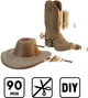 Картонный 3D пазл-конструктор Cartonic 3D Puzzle Western Hat And Boot (CARTWEST) - изображение 6