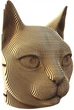 3D пазл-конструктор Cartonic 3D Puzzle Cat Картонный (CARTCAT) - изображение 3