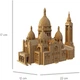 Картонный 3D пазл-конструктор Cartonic 3D Puzzle Sacré-Coeur Basilica (CARTSACRE) - изображение 4