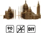 Картонный 3D пазл-конструктор Cartonic 3D Puzzle Sacré-Coeur Basilica (CARTSACRE) - изображение 7