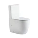 Унитаз напольный Qtap Robin New Ultra Quiet безободковый с сиденьем Soft-Close WHITE QT13226083AW - изображение 1