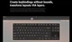 Беспроводная механическая клавиатура NuPhy Gem80 / Mint (linear, 37gf) / Color - Obsidian Black / Hot-Swappable, RGB, ANSI US - изображение 7