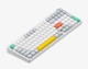 Беспроводная механическая клавиатура NuPhy Halo96 V2 / Lemon (tactile, 55gf) / Color - Ionic White / Hot-Swappable, RGB, ANSI US - изображение 1