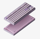 Бездротова механічна клавіатура NuPhy Gem80 / Silent Red Clear-Top (linear, 45 gf) / Color - Airy Lilac / Hot-Swappable, RGB, ANSI US - зображення 1
