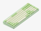 Бездротова механічна клавіатура NuPhy Halo96 V2 / Lemon (tactile, 55gf) / Color - Mojito / Hot-Swappable, RGB, ANSI US - зображення 1